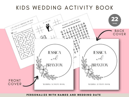 kids wedding book