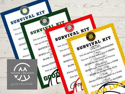 volleyball survival kits good luck team