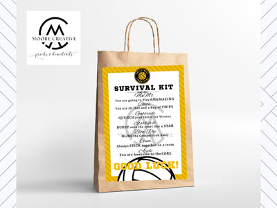 volleyball survival kits good luck